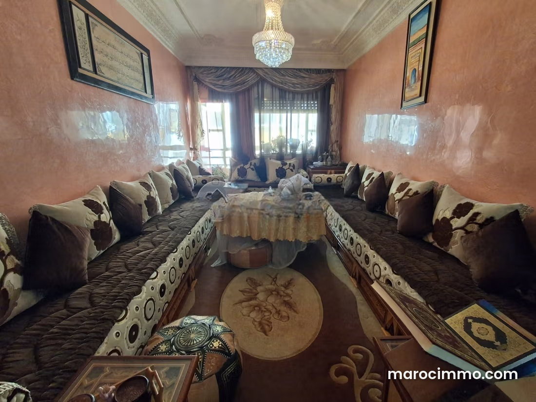 Appartement 81 m² avec jardin et garage, Said Hajji, Salé — Salé
