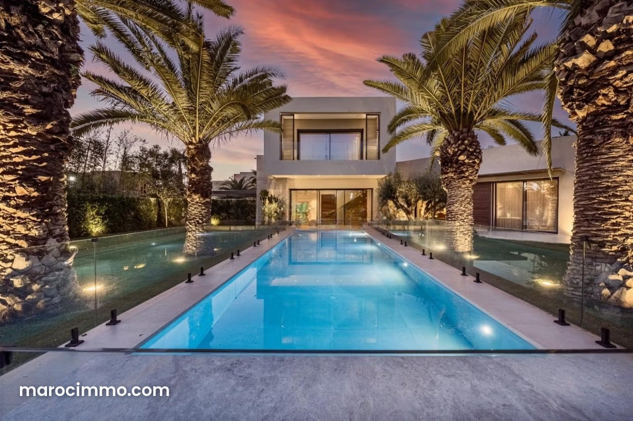Exceptional apartment on Ourika Road, Marrakech, 1,000 sqm, swimming pool — Marrakesh