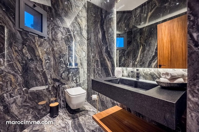 Appartement à louer sur la route d'Ourika. 3 pièces. Superbes vues sur les montagnes, double vitrage — 3