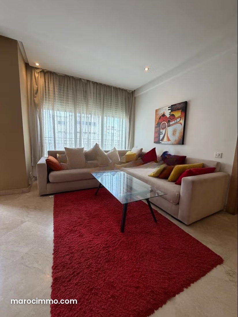 Furnished studio with terrace and garage, Maarif, Casablanca — Casablanca