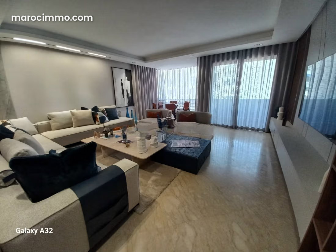 Appartement 160 m², 3 chambres, Racine, Casablanca — Casablanca