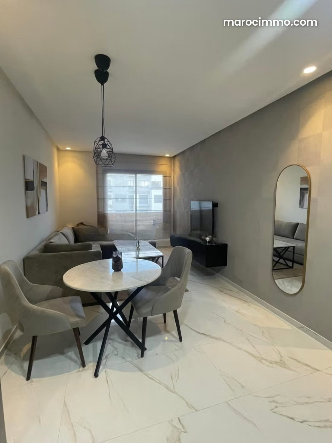 Furnished 50 sqm, 1-bedroom apartment, Maarif, Casablanca — Casablanca