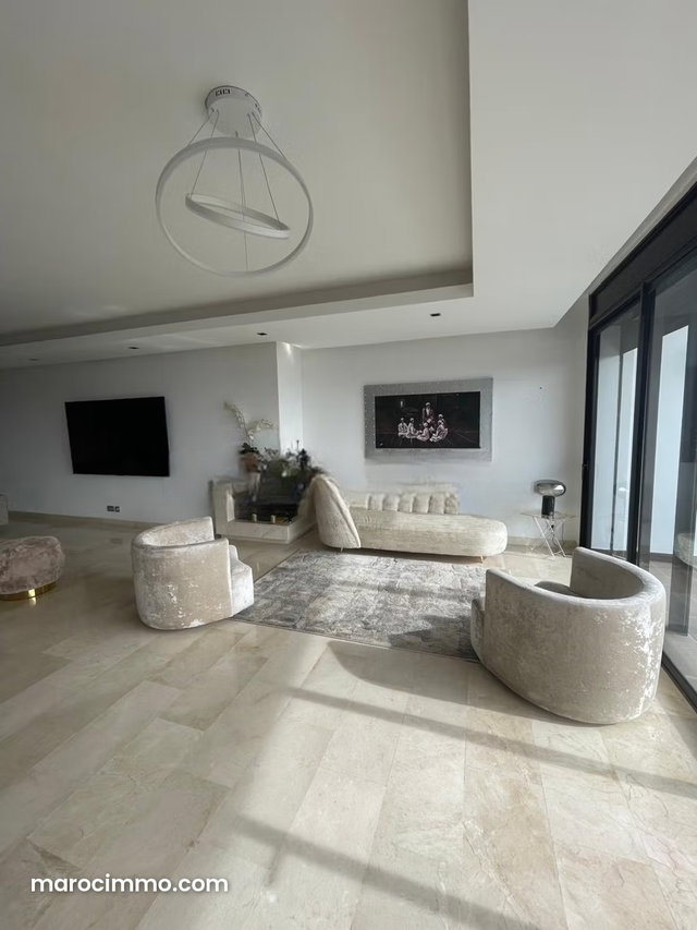 Penthouse F4 et 1 ch personal à louer – L’Orangeraie de Souissi, Rabat — 4