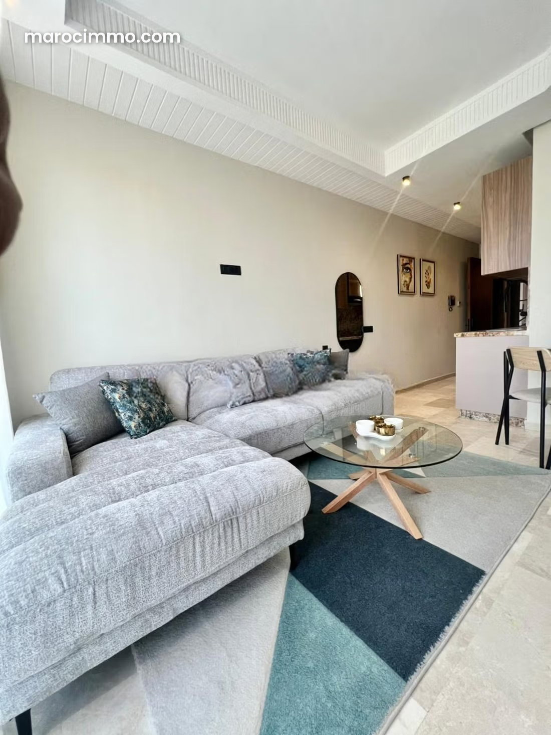 Furnished 45 sqm Studio with Terrace and Garage, Oasis, Casablanca — Casablanca
