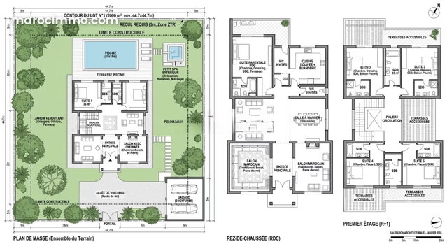 Terrain pr projet touristique ou 4 villas isolées — 5
