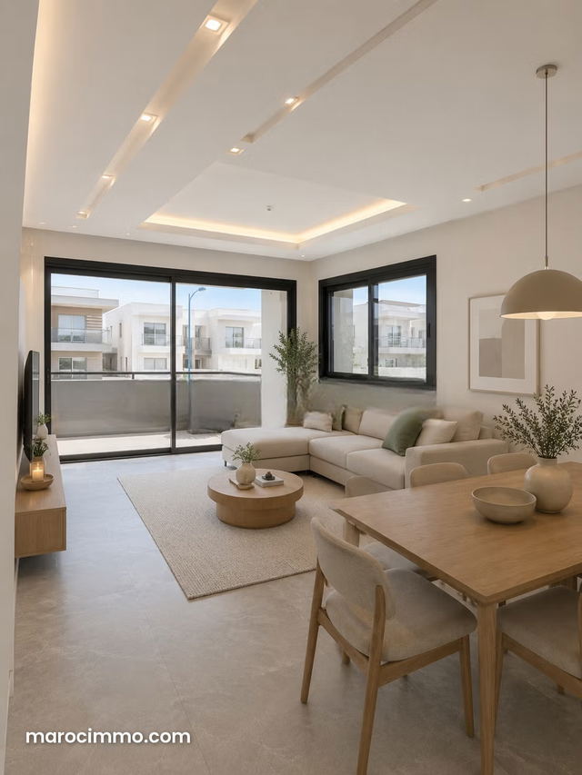 Appartement vide 3 chambres et chambres personnel — دار بوعزة
