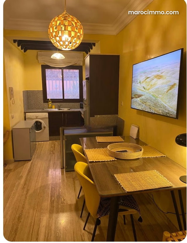 LOCATION LONGUE DURÉE – Bel appartement 63 m² terrasse 35 m² – Parking privé – Cœur de Gueliz AU CŒUR VIVANT DE GUELIZ — 3