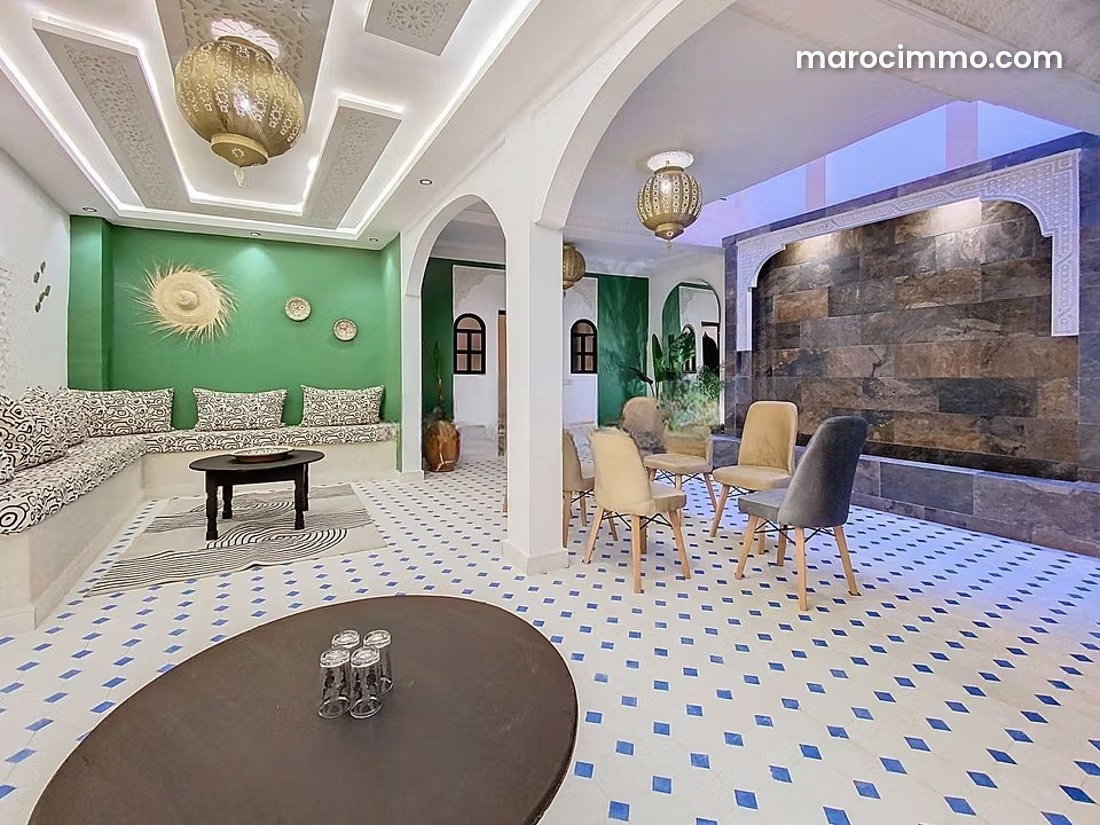 Riad rénové 4 chambres, patio et terrasse, Bab Aghmat Marrakech — Marrakech