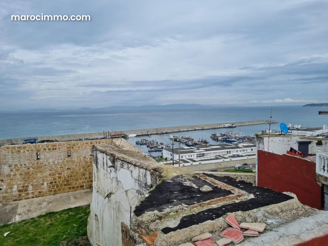 Maison traditionnelle vue mer, Médina de Tanger — Tanger