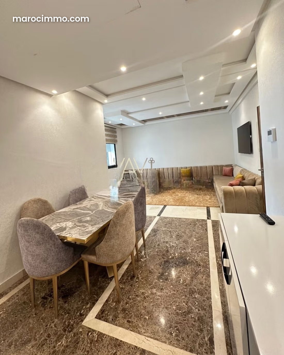 Furnished 120 m² Apartment with Terrace in Central Tangier — Tangier