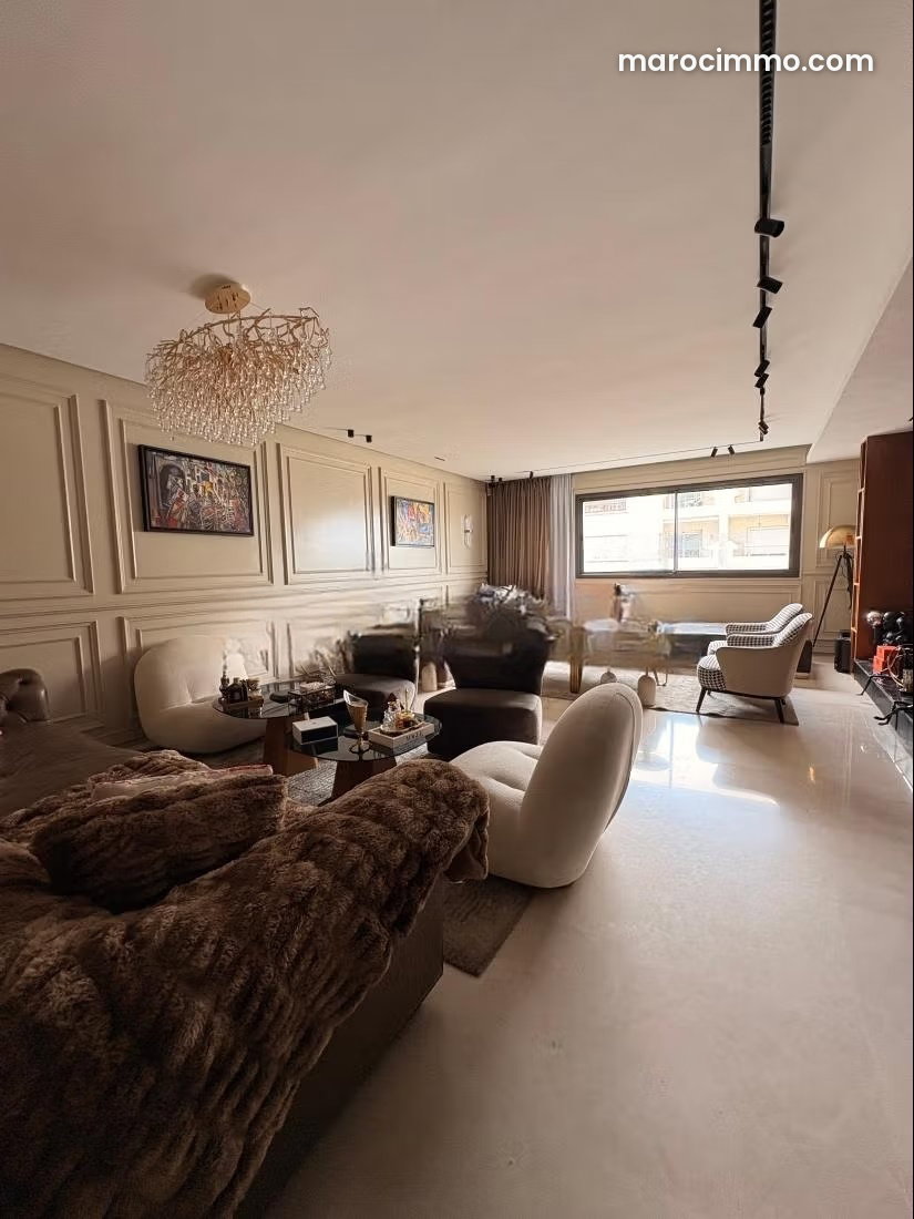 Appartement 173 m², 3 chambres, Triangle d'Or, Casablanca — Casablanca