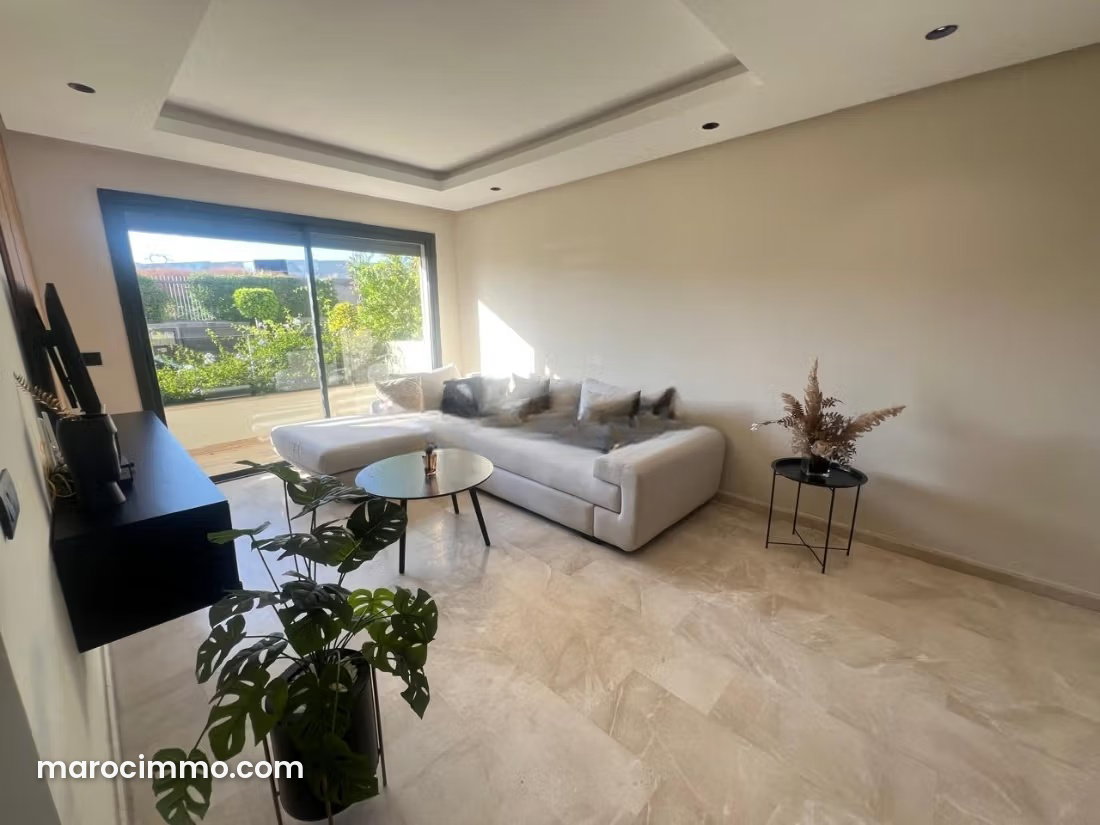 Appartement rez, de, chaussée avec terrasse à Ville Verte Bouskoura — Bouskoura