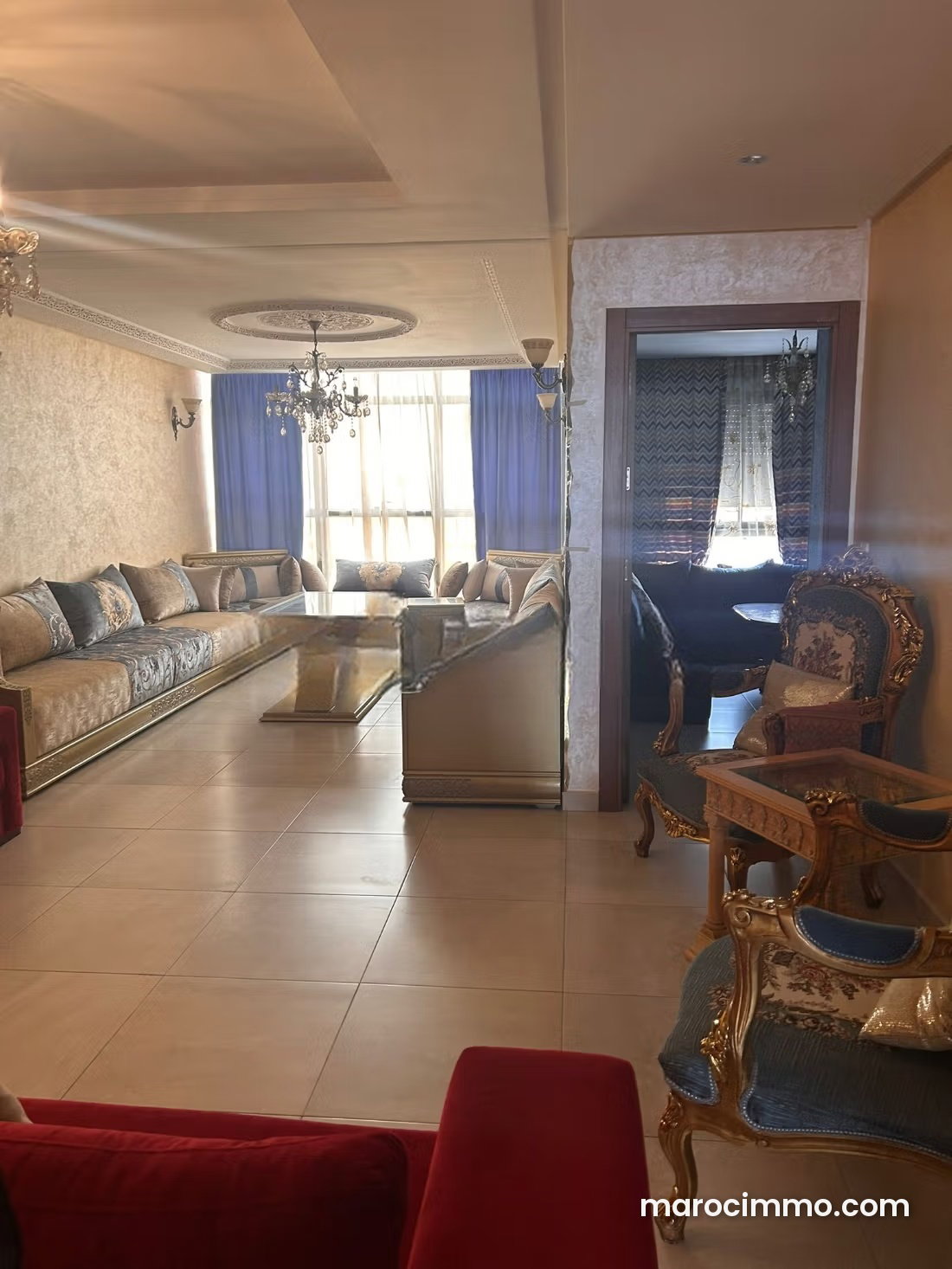 شقة مفروشة بإطلالة مفتوحة للكراء بحي موزار طنجة — طنجة
