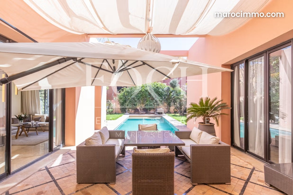 Villa meublée 3 chambres avec piscine à louer, Agdal Marrakech — Marrakech
