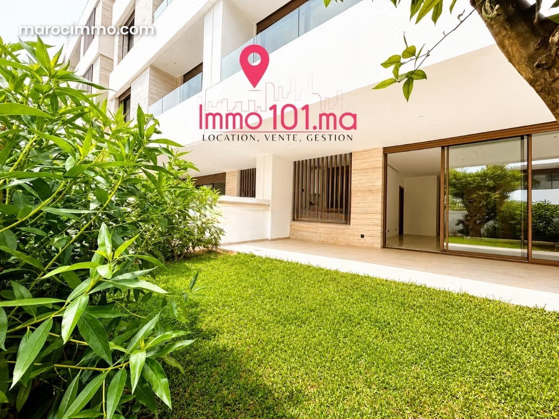 Apartment with garden and pool in Souissi, Rabat — Rabat