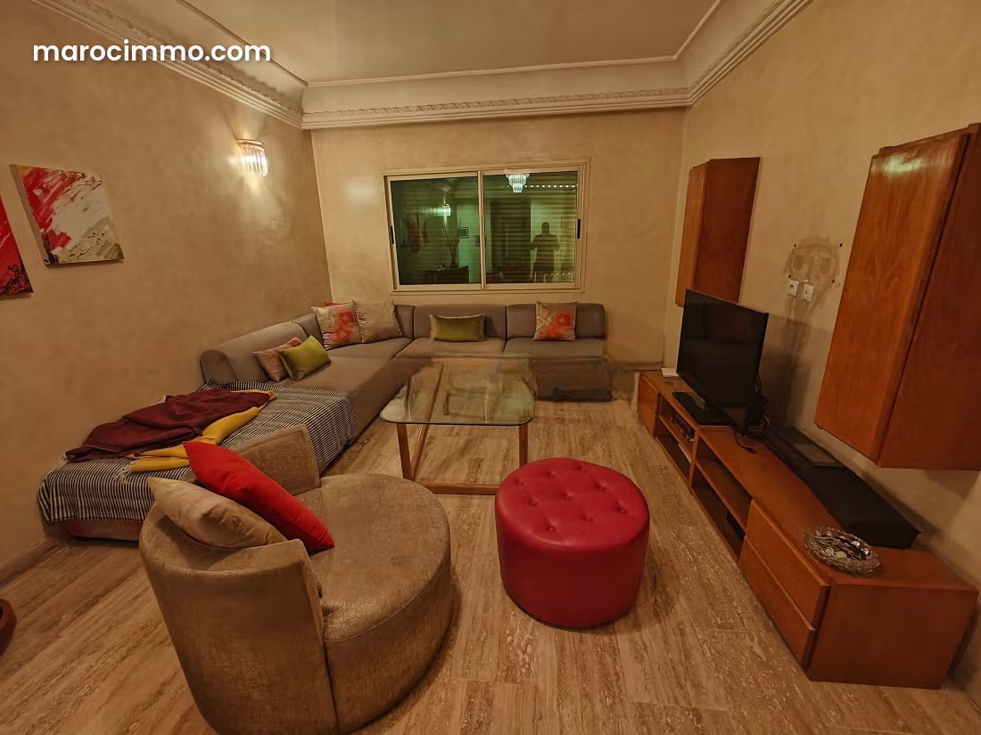 Furnished 84 m² Apartment, 2 Bedrooms, Nassim, Casablanca — Casablanca