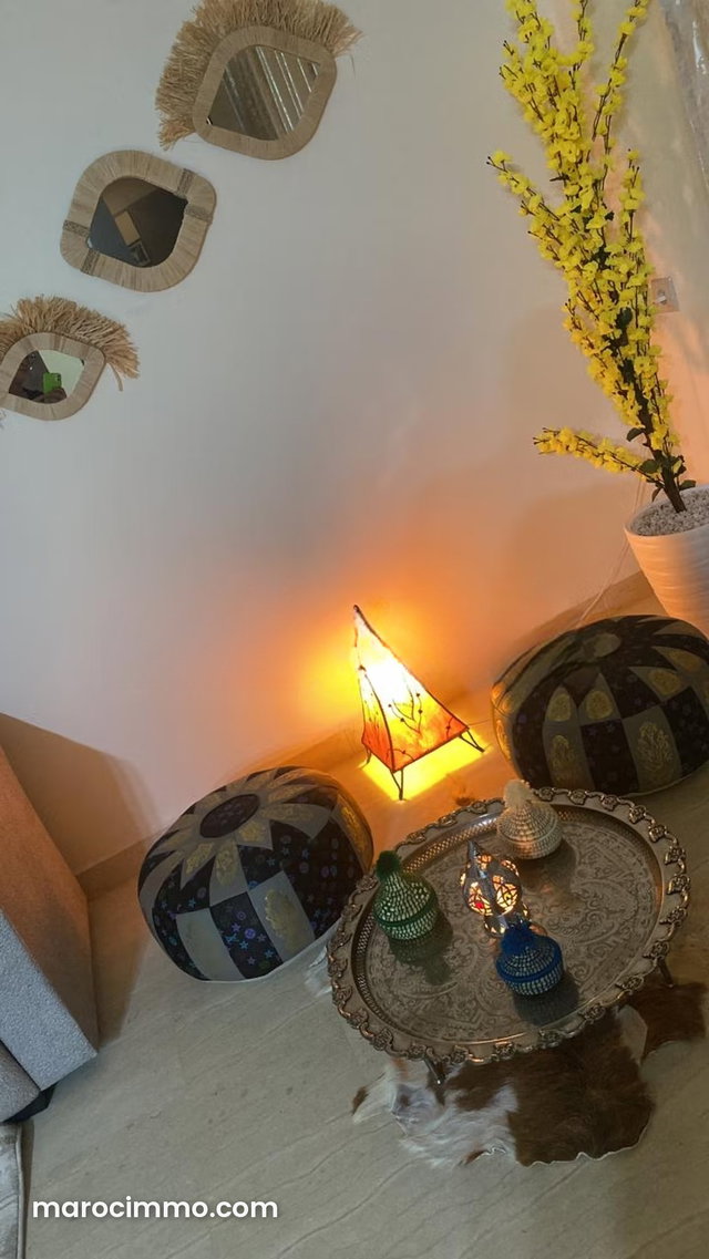 Location d'un appartement à Route Casablanca. Surface totale 90 m². Bien meublé — 3