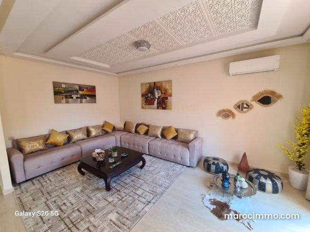 Location d'un appartement à Route Casablanca. Surface totale 90 m². Bien meublé — 5