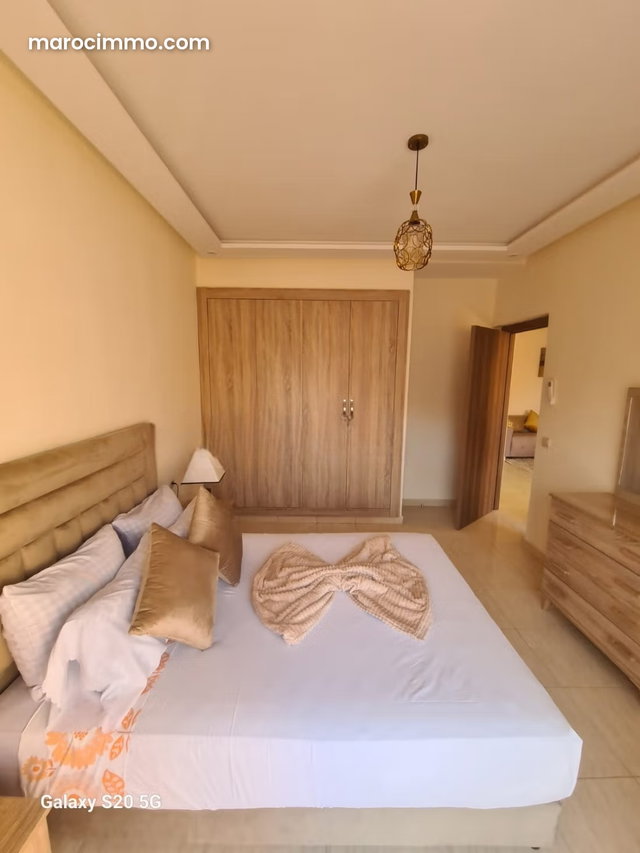 Location d'un appartement à Route Casablanca. Surface totale 90 m². Bien meublé — 4