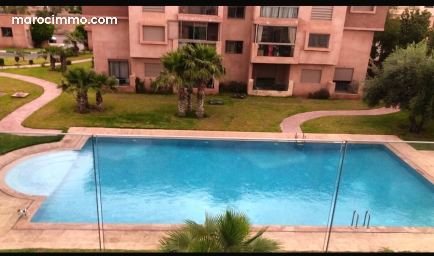 Furnished 96 sqm Apartment with Pool and Terrace in Tangier Alia — Tangier