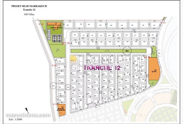 Terrain route Amizmiz vue atlas sans vis a vis — 3