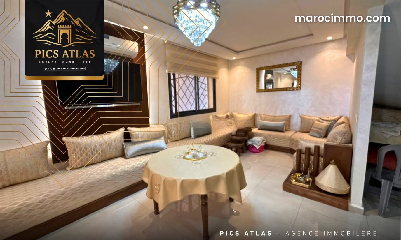 Duplex familial 105 m², jardin et piscine, Hay Al Massar, Marrakech — Marrakech