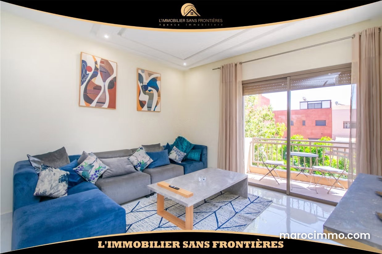 Appartement meublé avec terrasse à Hay Targa Marrakech — Marrakech