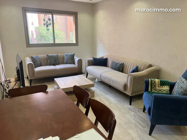 Bel appartement en location à Route Casablanca. Surface de 55 m². Bien meublé — 3