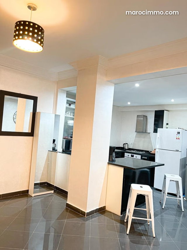 Bel appartement à louer à Gueliz. Superficie 120 m². Meublé — 5