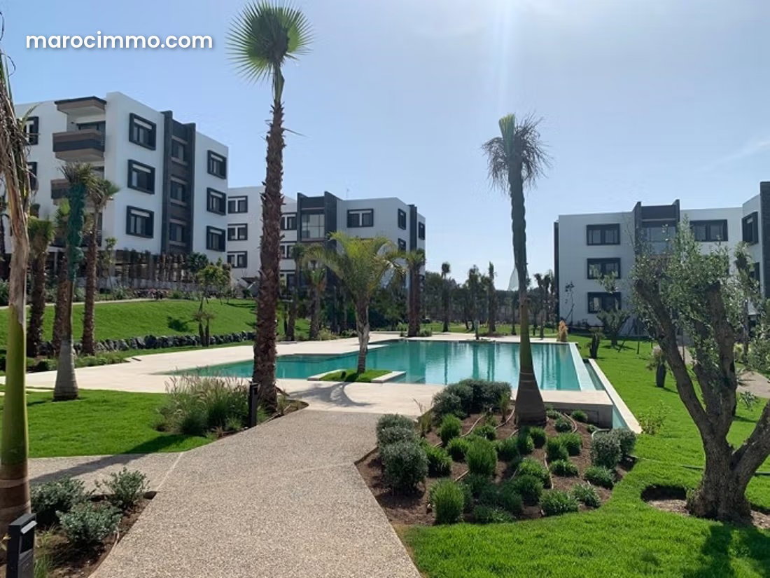 133 m² Apartment with Terrace and Swimming Pool in Dar Bouazza — Dar Bouazza