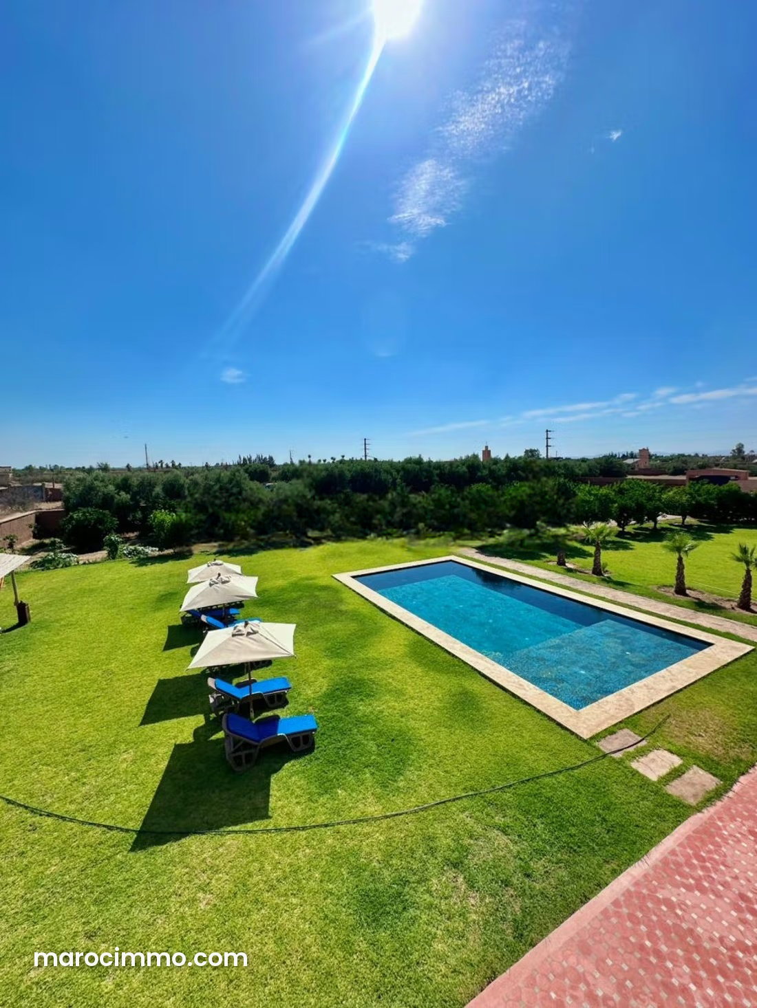 Prestigious Villa on Route de Fès, Marrakech, Short-Term Rental — Marrakesh