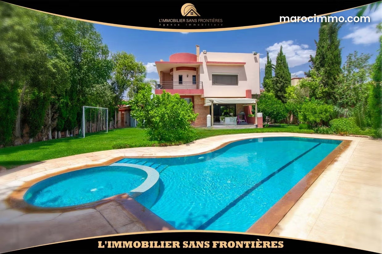 Villa à vendre à Hay Targa, Marrakech, jardin et piscine — Marrakech