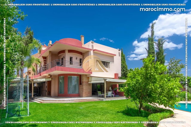 Villa meublée avec jardin et piscine privée à vendre à Targa, Marrakech — 2