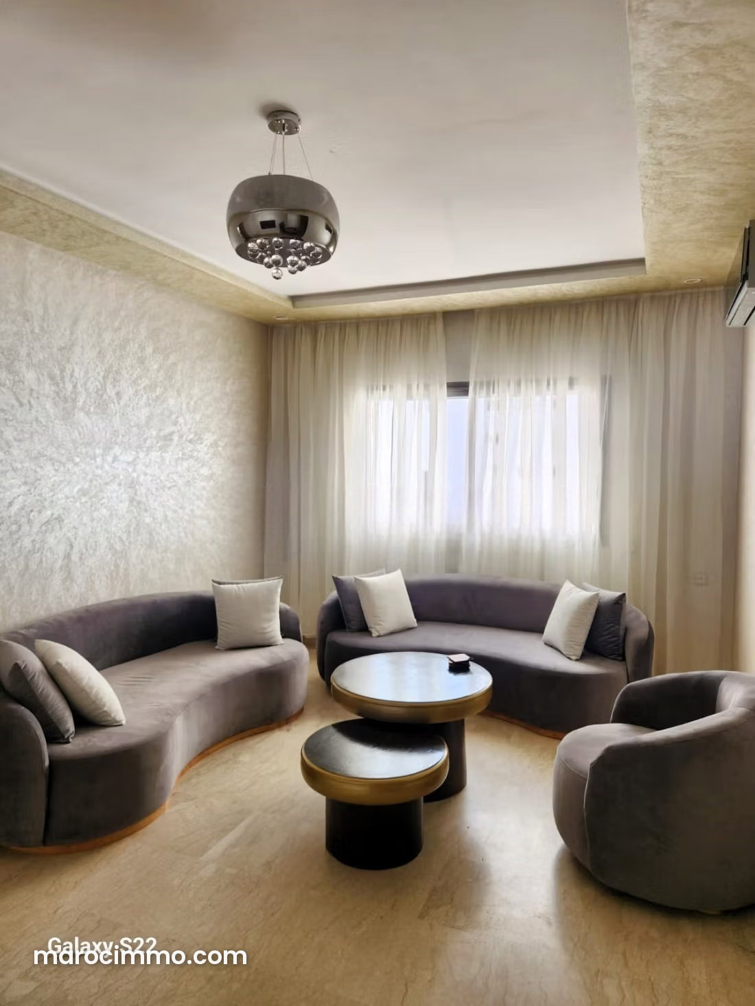 120 m² Furnished and Air-Conditioned Apartment, Maârif Extension, Casablanca — Casablanca