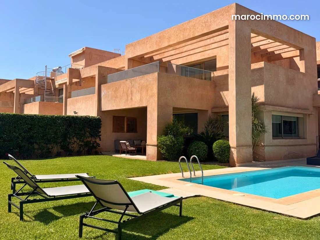 Furnished 200 sqm villa with pool and garden, Agdal, Marrakech — Marrakesh