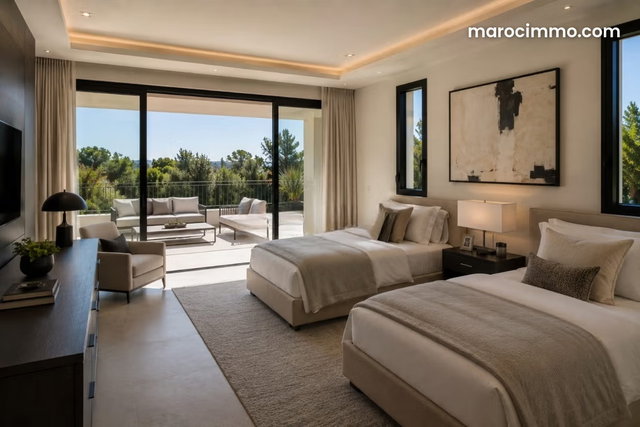 Une villa d'exception à louer située sur quartier Longchamp dans une impasse, 600 M2 avec piscine et grand Jardin — 5