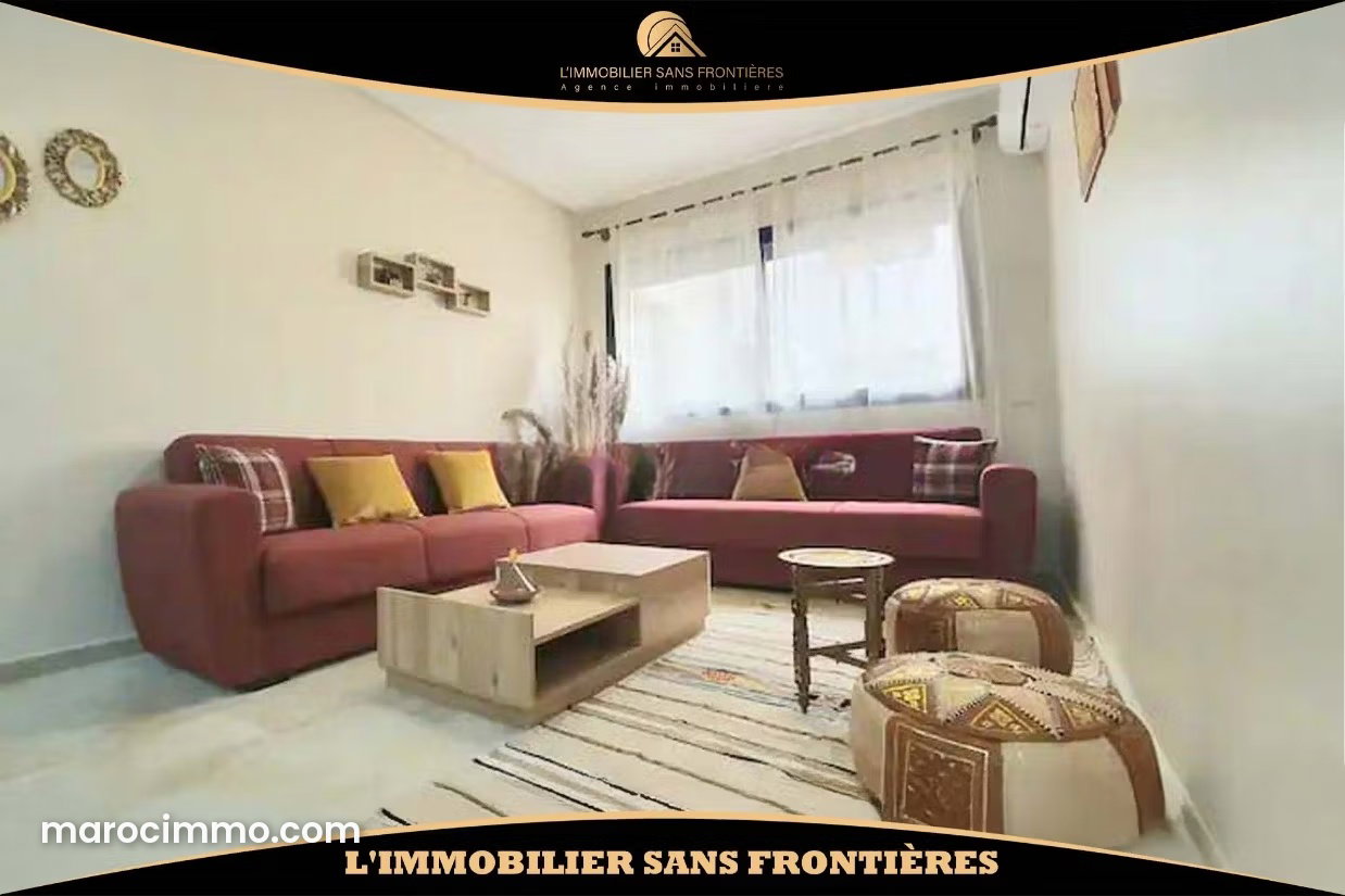 Furnished apartment for rent in Hivernage, Marrakech, with swimming pool — Marrakesh