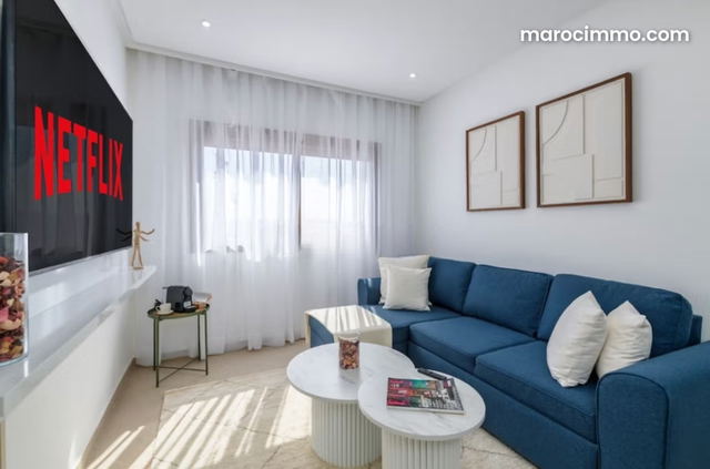 Appartement à l'achat à Guéliz. Superficie 42 m². Bien meublé — مراكش