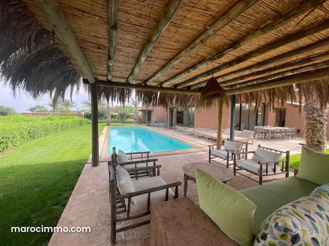 Villa fairmont residence front de golf marrakech — 2