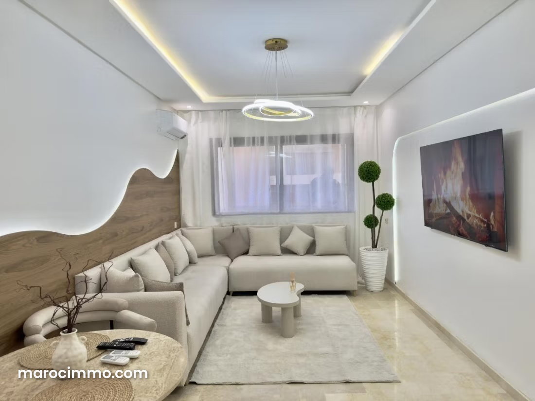Furnished apartment with terrace for rent in Guéliz, Marrakech — Marrakesh