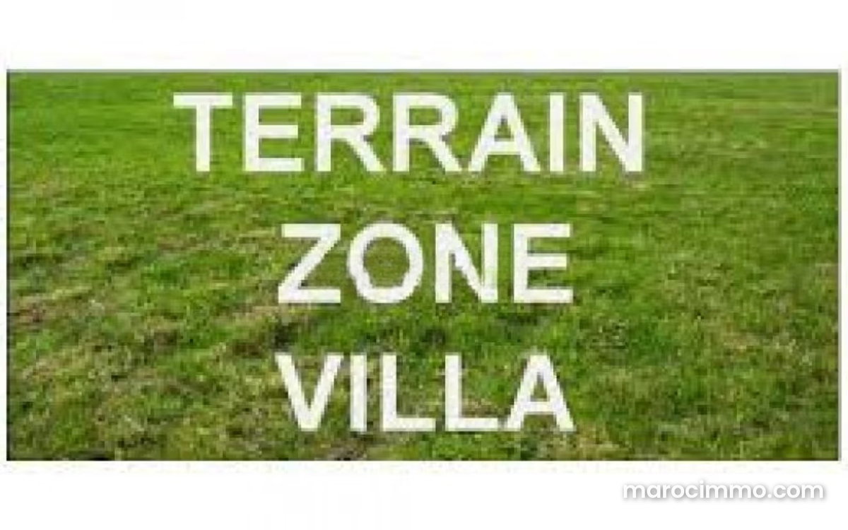 Terrain 1020m Zone Villa A Californie