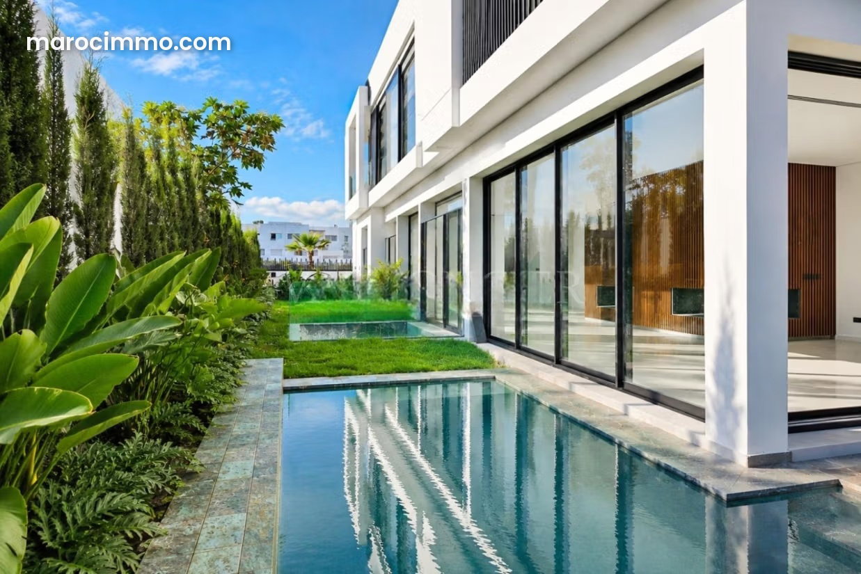 Villa neuve 487 m², piscine et vue mer, Aïn Diab Casablanca — Casablanca