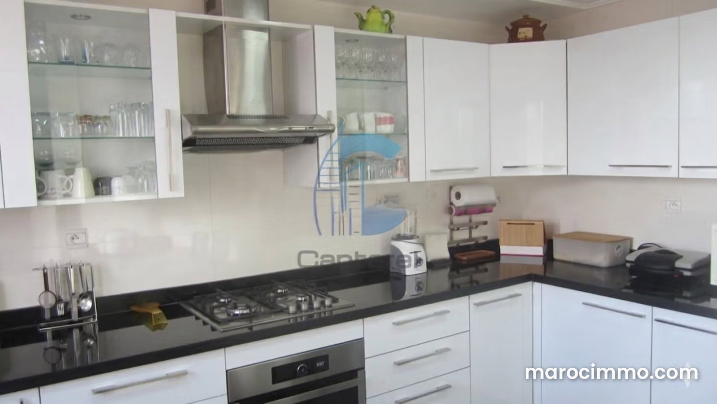Furnished 220 sqm apartment with terrace and pool, Aïn Diab, Casablanca — Casablanca