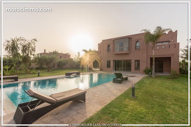 Villa meublée à louer – Piscine – Route de Ouarzazate, Marrakech — 3