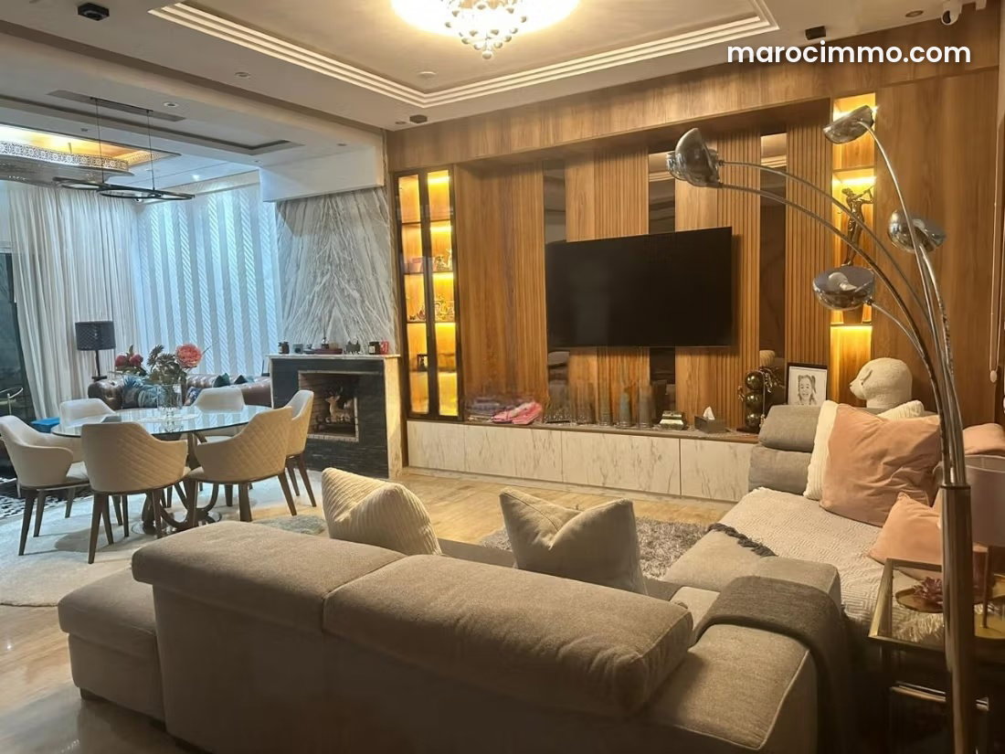 Furnished sea-view villa in Harhoura, Temara, 440 sqm with swimming pool — Temara