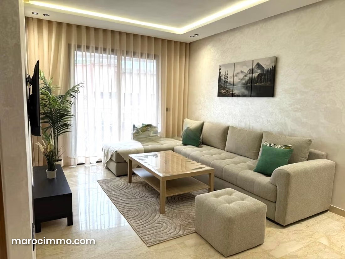 Appartement meublé avec terrasse à louer à Hermitage Casablanca — Casablanca