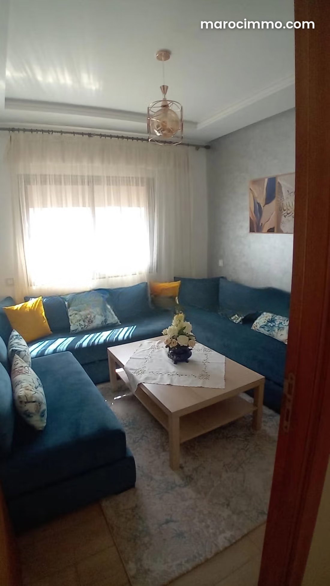 Furnished 3-Bedroom Apartment for Rent, Errahma, Casablanca — Casablanca