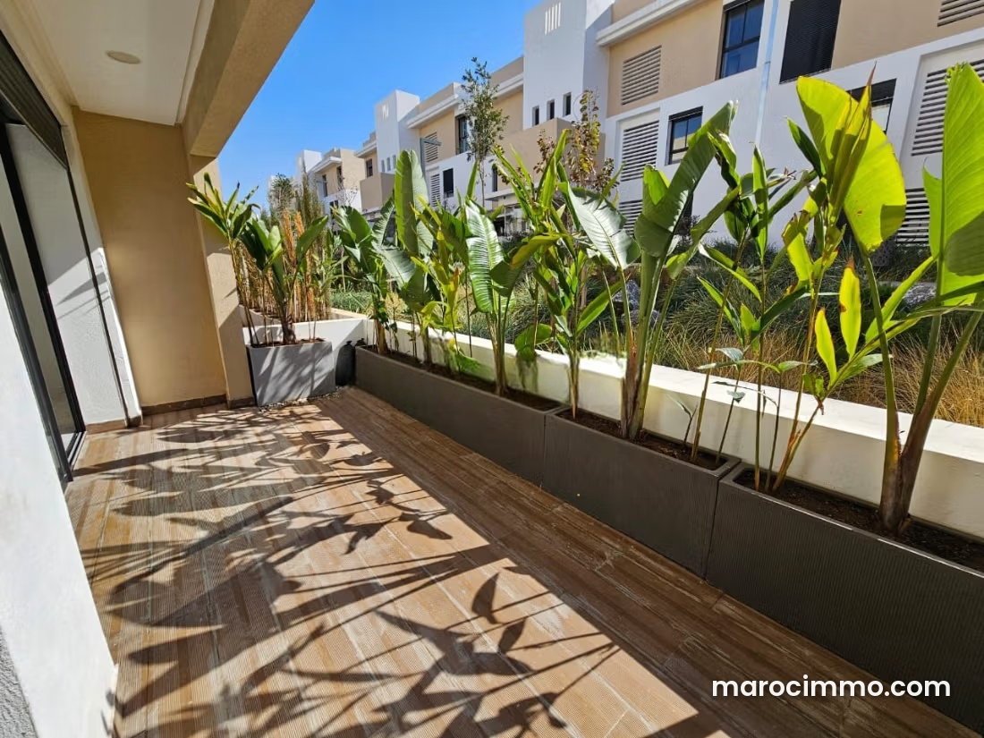 Apartment with Terrace and Pool in Ville Verte Bouskoura — Bouskoura