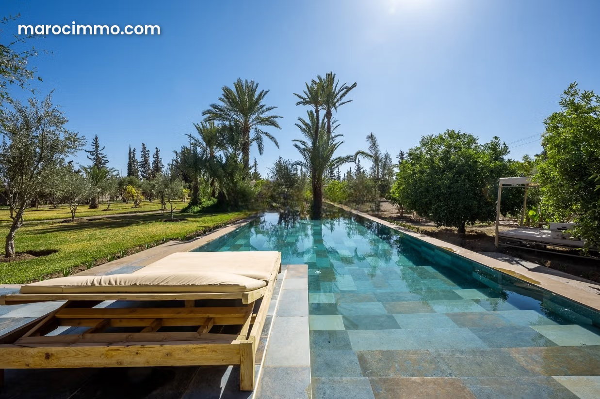 Villa de standing avec vue montagne, Route de Fès Marrakech — Marrakech