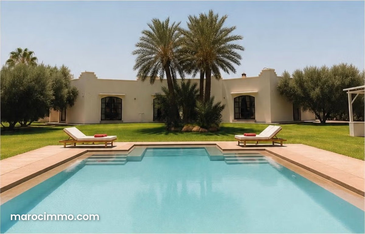 Propriété d'exception avec 2 villas à Marrakech